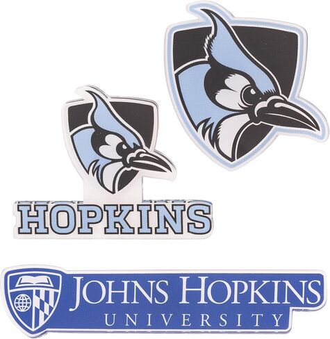 مغناطيس أكريليك لجامعة جونز هوبكنز من Desert Cactus Johns Hopkins، 3 عبوات من تصميم JHU Blue Jays الزخرفي مرخص رسميًا (مجموعة المغناطيس A) in Kuwait