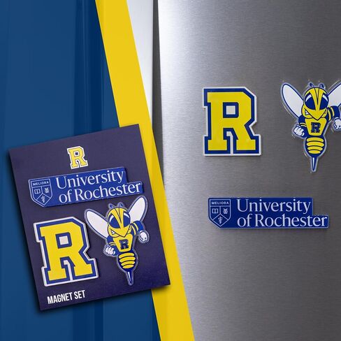 Desert Cactus University of Rochester Acrylic Magnet 3 Pack UR Yellowjackets Decorative Design Officially Licensed (Magnet Set A) in Kuwait