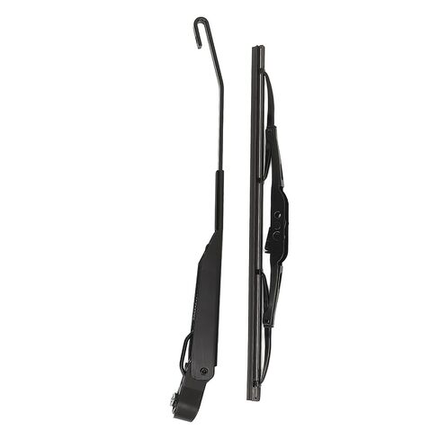 Windshield Wiper Kit, Heavy Duty Windscreen Wiper Motor with Blades, Electric Motor Windshield Wiper for Fishing Boat Caravan ATV UTV in Kuwait