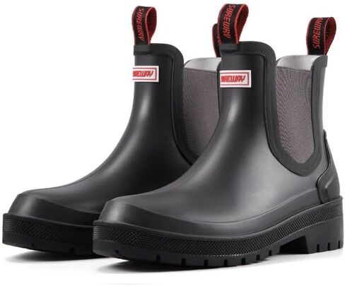 SUREWAY Women's Short Ankle Rain Boots,Waterproof Rubber Garden Shoes,Slip Resistant Chelsea Rain Boots For Ladies in Saudi Arabia
