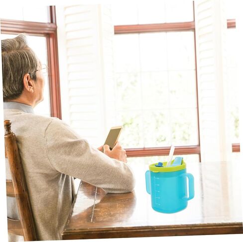 BESPORTBLE Maternity Drinking Cup with Straw Choking Sippy Cup for Disabled Patients and Elderly Graduated Practical Water Mug for Improved Dexterity and Independent Hydration in Kuwait