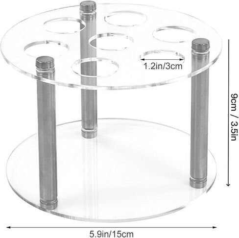 ZJchao Bottle Storage Rack Holder Stand for 7 Cartridges with Acrylic Multifunctional Wall Mount in Kuwait
