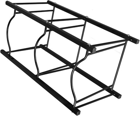 Water Bottle Jug Stand 3 Tier Water Dispenser Rack Detachable Storage Shelf Sturdy Metal Frame for Home Office Black in Kuwait