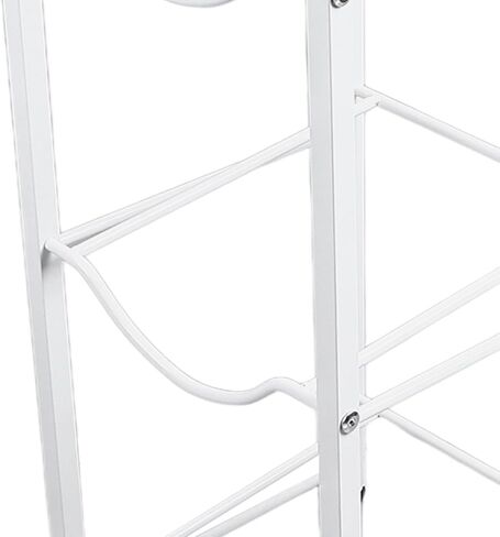 3-Tier Holder – Heavy Duty Metal Bottle Storage Rack, White Floor Stand for Large Jugs & Bottles in Kuwait