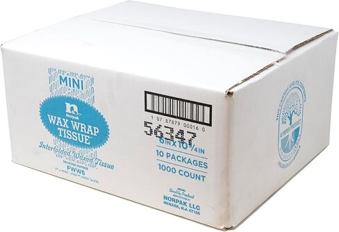 6" x 10 3/4" Lightweight Bakery Tissue Sheets - 10000 per case - 10 boxes of 1000 sheets in Kuwait