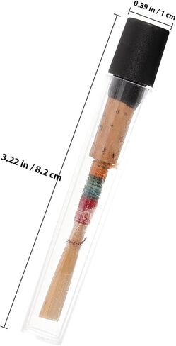 Oboe C-tone Reed Small Reed رقيقة Hautbois Tip Oboe ملحق لاستبدال الأداء القصب مناسب لمشغلات آلات النفخ بلون عشوائي in Kuwait