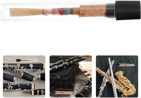 Oboe C-tone Reed Small Reed رقيقة Hautbois Tip Oboe ملحق لاستبدال الأداء القصب مناسب لمشغلات آلات النفخ بلون عشوائي in Kuwait