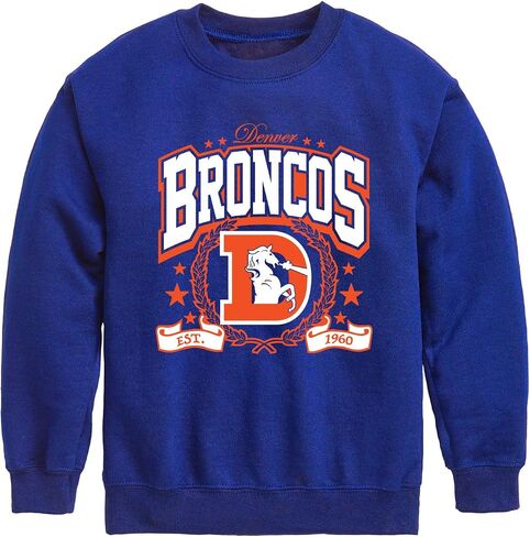 Junk Food NFL Prep - Officially Licensed Youth Pullover Fleece Crew Neck for Boys and Girls in Kuwait