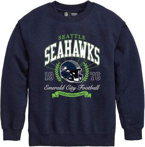 Junk Food NFL Prep - Officially Licensed Youth Pullover Fleece Crew Neck for Boys and Girls in Kuwait
