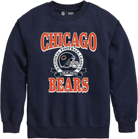 Junk Food NFL Prep - Officially Licensed Youth Pullover Fleece Crew Neck for Boys and Girls in Kuwait