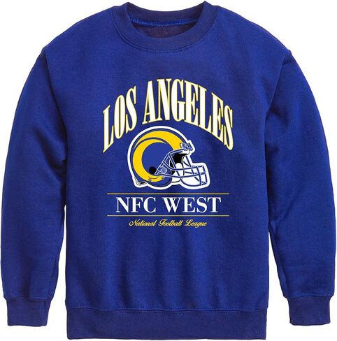 Junk Food NFL Prep - Officially Licensed Youth Pullover Fleece Crew Neck for Boys and Girls in Kuwait
