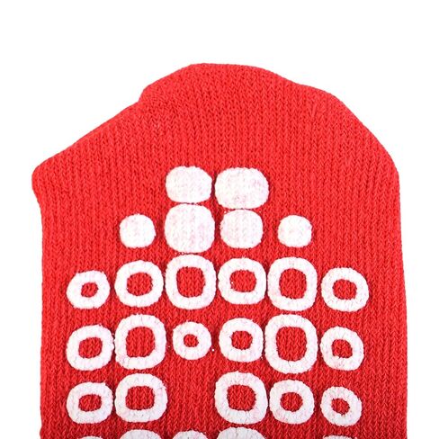 Cardinal Health 68125-R2XL Terry in Double Tread Patient Safety Slippers, Red, 2X-Large, Case of 48 Pairs in Kuwait