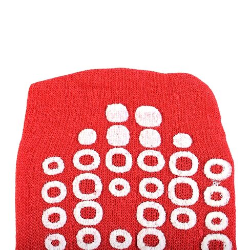 Cardinal Health 68125-R3XL شبشب Terry in Double Tread لسلامة المرضى، أحمر، مقاس 3X-Large، علبة مكونة من 48 زوجًا in Kuwait