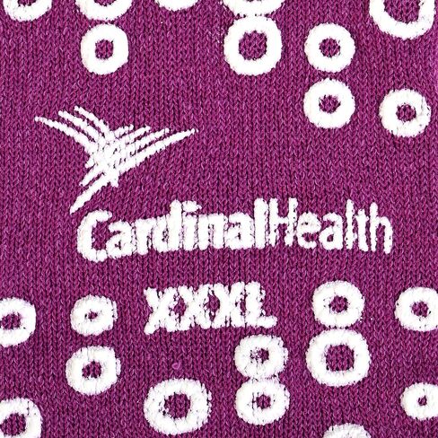شبشب سلامة للمريض Cardinal Health 58125-PUR Terry in Single Tread، أرجواني، 3X-Large in Kuwait