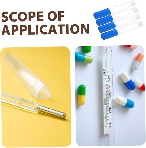 10pcs Thermometer Storage Tube Plastic Holder Case Retail Tubes for Thermometers in Kuwait