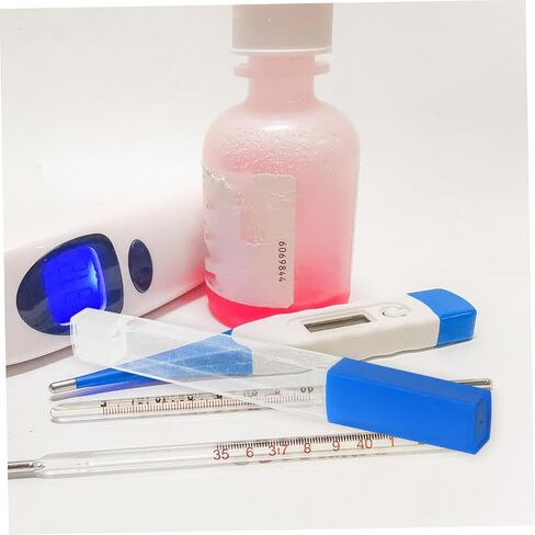 10pcs Thermometer Storage Tube Plastic Holder Case Retail Tubes for Thermometers in Kuwait
