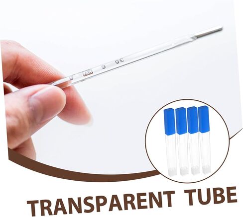 10pcs Thermometer Storage Tube Plastic Holder Case Retail Tubes for Thermometers in Kuwait