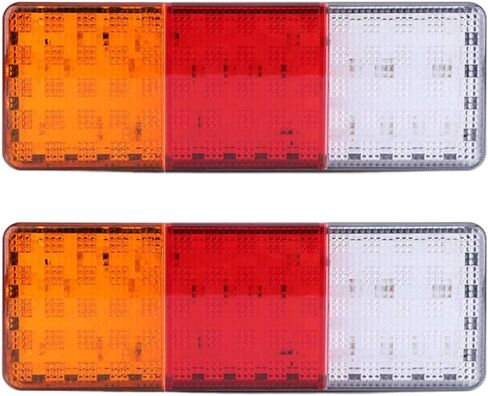 2 X 12V 75-LED Trailer Boat Rear Tail Brake Reverse Taillight Indicator Lamp Waterproof Compatible With Trailer Boat in Kuwait