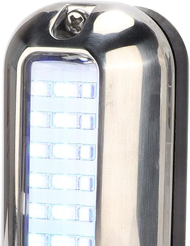 RiToEasysports مصباح تحت الماء من الفولاذ المقاوم للصدأ مصباح رافدة 27 LED 10 إلى 30VDC IP68 74LM 120 درجة شعاع لمقطورة مركبة بحرية RV in Kuwait