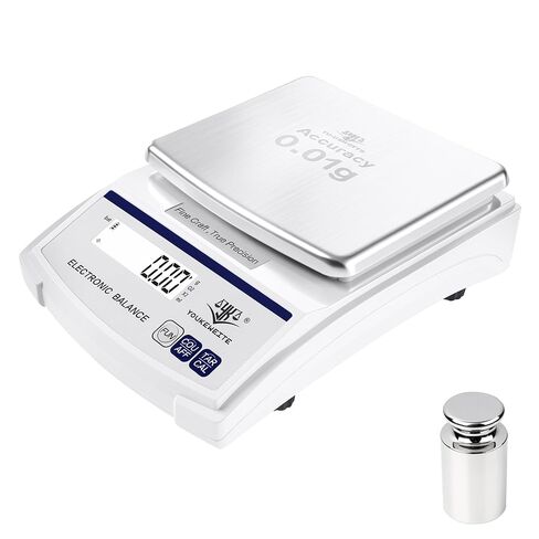 Lab Scale 2000gx0.01g, Digital Gram Weight Scale for Jewelry，Coin & Gold | 0.01g Accuracy Gram Scale, LED Backlit Display, g/oz/ct/ml Conversion, Counting & Tare Function, Laboratory Balance in Kuwait