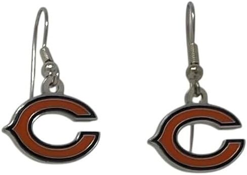 مجموعة Pro Specialities Group Chicago Bears أقراط بشعار J-Hook in Kuwait