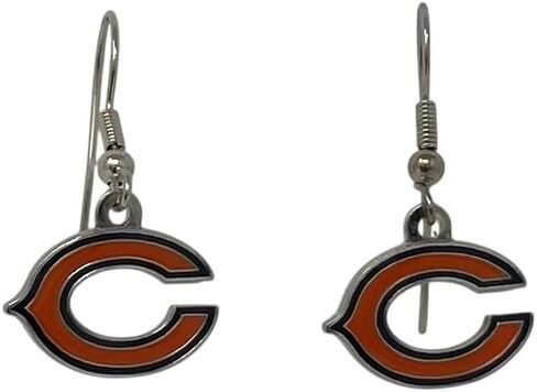مجموعة Pro Specialities Group Chicago Bears أقراط بشعار J-Hook in Kuwait
