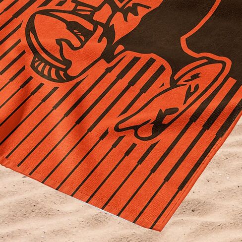 منشفة الشاطئ نورثويست كليفلاند براونز NFL Progression Jacquard مقاس 36 × 72 بوصة in Kuwait