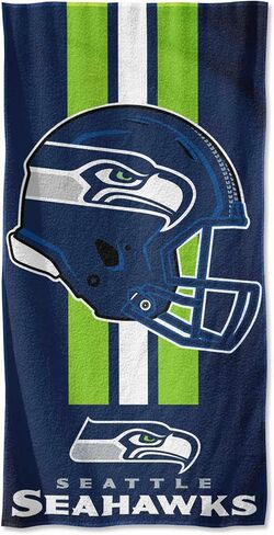 WinCraft Seattle Seahawks Helmet 30x60 Inch Large Beach Towel in Kuwait