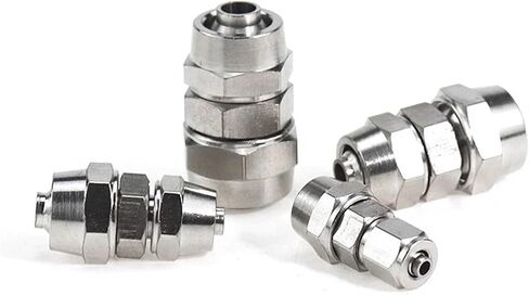 10Pcs PU-4 6 8 10 12 14 16 MM OD Hose Tube Connect PU Direct Pneumatic Connector Quick Fast Twist Air Fitting(KPU 10-6) in Kuwait