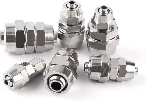 10Pcs PU-4 6 8 10 12 14 16 MM OD Hose Tube Connect PU Direct Pneumatic Connector Quick Fast Twist Air Fitting(KPU 10-6) in Kuwait