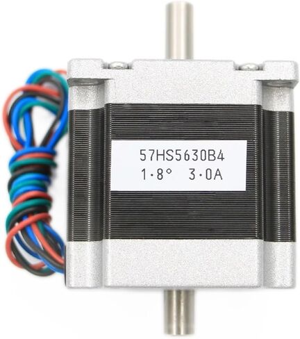 Nema23 محرك متدرج بعمود مزدوج CNC 57x56 NEMA 23 محرك متدرج D = 8 مم 3A 1.26N.m محرك متدرج بعمود مزدوج 180 أونصة (8 مم) in Kuwait
