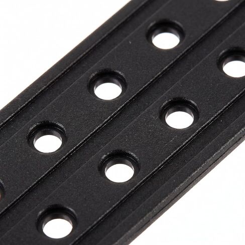balacoo 16pcs Plastic Snapback Closure Replacement with 14 Holes Double Row Buckle Extender for Baseball Hat Repair, Flexible Adjustment, DIY Friendly for Adults in Creative Custom Black in Kuwait