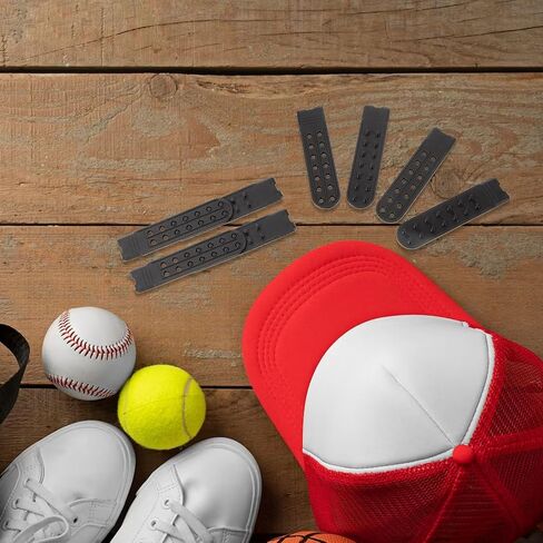 HANABASS 16pcs Snapback Hat Extender for Baseball Hats with 14 Holes Double Row Plastic Buckle Adjustable Strap Repair Kit DIY Friendly for Adult Cap Size Adjustment Black in Kuwait