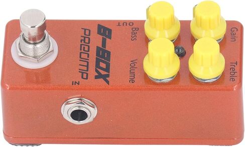 دواسة Preamp صغيرة على شكل صندوق B، دواسة تأثير الجيتار الكهربائي، مفتاح صحيح محمول مع LED داخلي للأداء الخارجي، صندوق ستومبوكس in Kuwait