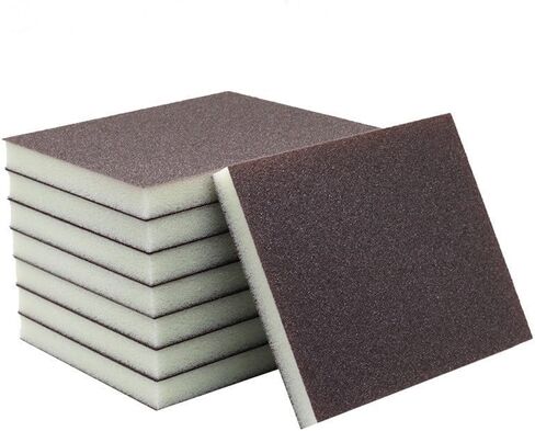 5 Sanding sponges, Sanding Sponge Sand Blocks, 80/120/150/220/240 grit Combination, Sanding Machine Pads for Wooden Furniture, Washable and Reusable fine Sandpaper for Dry Wall Metal Glass Repair in Kuwait