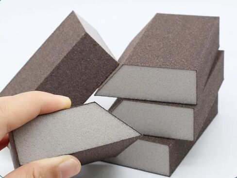 8-Piece Sanding Block Set - Sanding Sponges for Wood Versatile Polishing | Suitable for Metal, Plastic & More, Sandpaper Slock in Kuwait