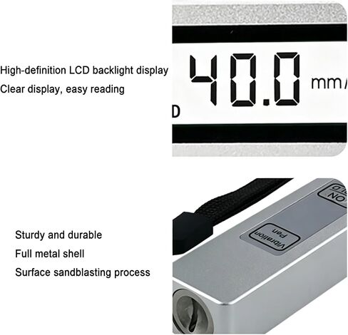 جهاز اختبار اهتزاز القلم، مقياس محلل الاهتزاز الرقمي مع شاشة LCD بإضاءة خلفية ومسبار حساس، نطاق قياس السرعة 0.1-199.9 م/ث2، نتيجة ثابتة دقيقة، لفحص المركبات in Kuwait