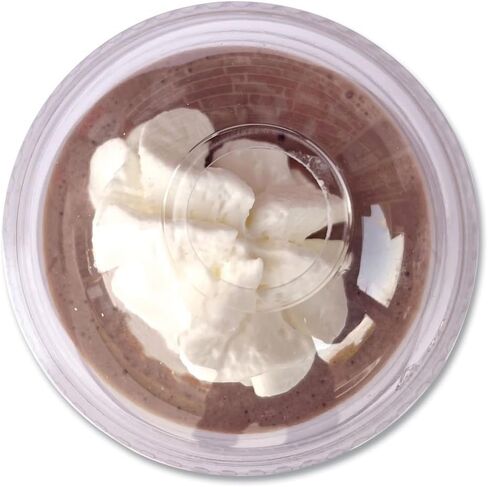 Boardwalk BWKPET912DOMEPK 9 oz. to 12 oz. PET Cold Cup Dome Lids - Clear (100/Pack) in Kuwait