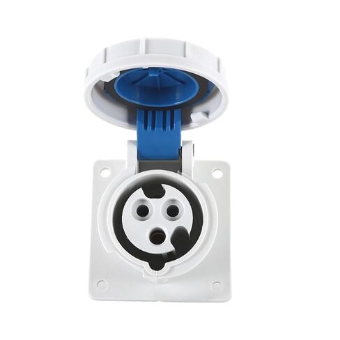 Industrial Socket 3P 16A IP67 Concealed Direct Waterproof and dustproof Stage Lighting Data Center Supporting in Kuwait