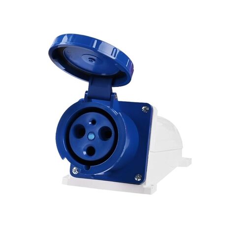 الصناعية المكشوفة ثلاث مراحل أربع أسلاك المقبس 3 حفرة 125A الطيران مقاوم للماء IP44 ZQ-143 in Kuwait