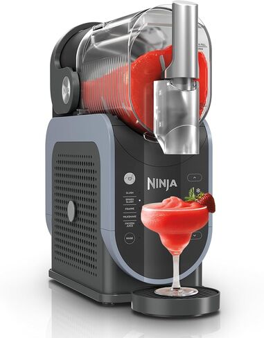 Ninja SLUSHI FS301LAA صانع المشروبات المجمدة والجرانيت مع تقنية RapidChill، 2.6 لتر (88 أونصة)، 5 برامج أوتوماتيكية، مثالية للأقحوانات والضربات والمزيد، تصميم ممتاز، أسود، FS301LAA in Kuwait