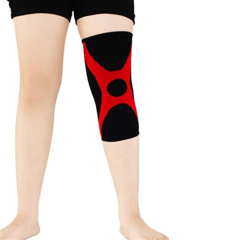 Knitted Sports Knee Pads Nylon Four-sided Elastic Leg Protection in Kuwait
