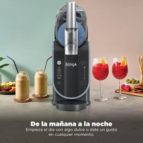 Ninja SLUSHI FS301LAA صانع المشروبات المجمدة والجرانيت مع تقنية RapidChill، 2.6 لتر (88 أونصة)، 5 برامج أوتوماتيكية، مثالية للأقحوانات والضربات والمزيد، تصميم ممتاز، أسود، FS301LAA in Kuwait