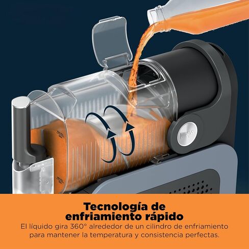 Ninja SLUSHI FS301LAA صانع المشروبات المجمدة والجرانيت مع تقنية RapidChill، 2.6 لتر (88 أونصة)، 5 برامج أوتوماتيكية، مثالية للأقحوانات والضربات والمزيد، تصميم ممتاز، أسود، FS301LAA in Kuwait