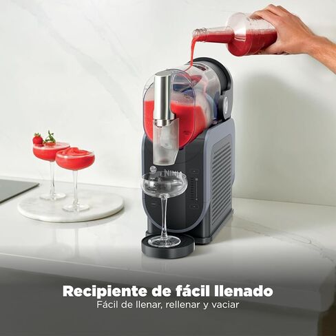 Ninja SLUSHI FS301LAA صانع المشروبات المجمدة والجرانيت مع تقنية RapidChill، 2.6 لتر (88 أونصة)، 5 برامج أوتوماتيكية، مثالية للأقحوانات والضربات والمزيد، تصميم ممتاز، أسود، FS301LAA in Kuwait