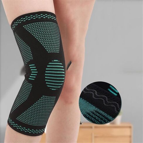 Knitted Nylon Sports Knee Pads for Men and Women Running Fitness Outdoor Hiking Warm in Kuwait