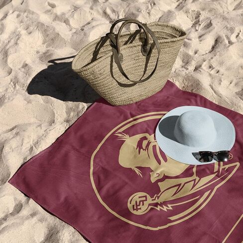 Northwest Florida State Seminoles NCAA Striped Jacquard Beach Towel 36 x 72 Inches in Kuwait