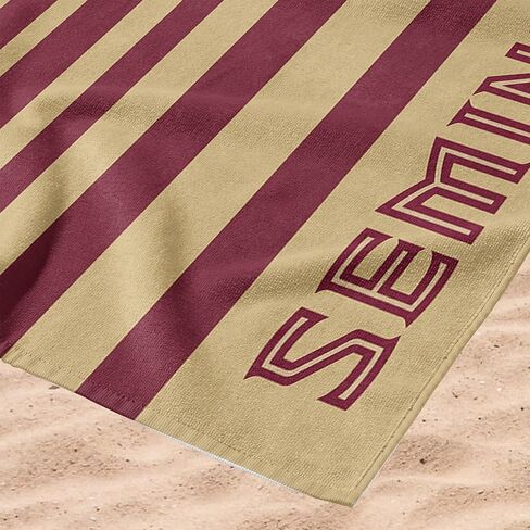 Northwest Florida State Seminoles NCAA Striped Jacquard Beach Towel 36 x 72 Inches in Kuwait