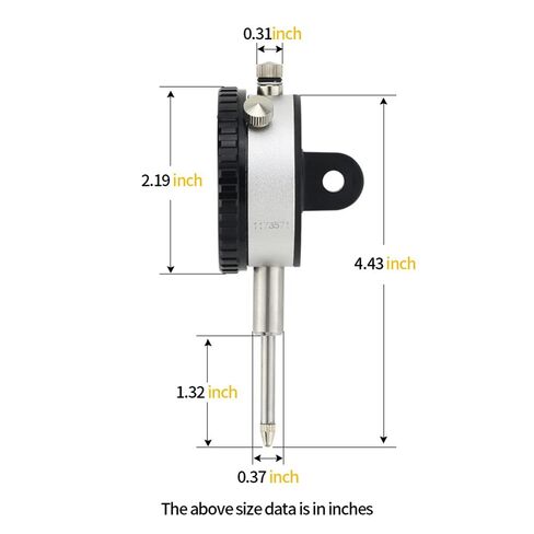 0.001 Dial Indicator， 0-1" Inch Measuring Range and .0001 inch Resolution dial Gauge Indicator with ，Locking Screw in Kuwait