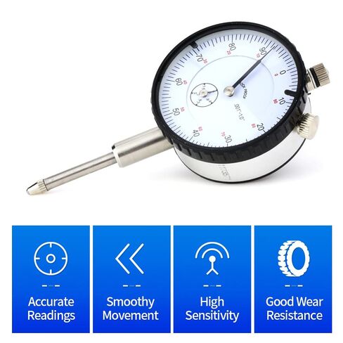 0.001 Dial Indicator， 0-1" Inch Measuring Range and .0001 inch Resolution dial Gauge Indicator with ，Locking Screw in Kuwait